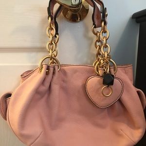 Juicy Couture Light Pink Leather Purse